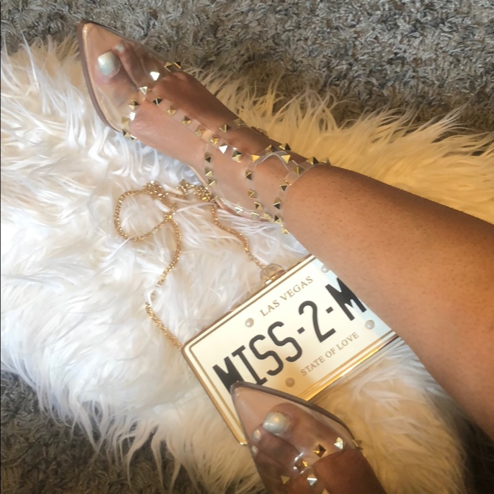 Nude/perplex shoes read description please!!!!!!
